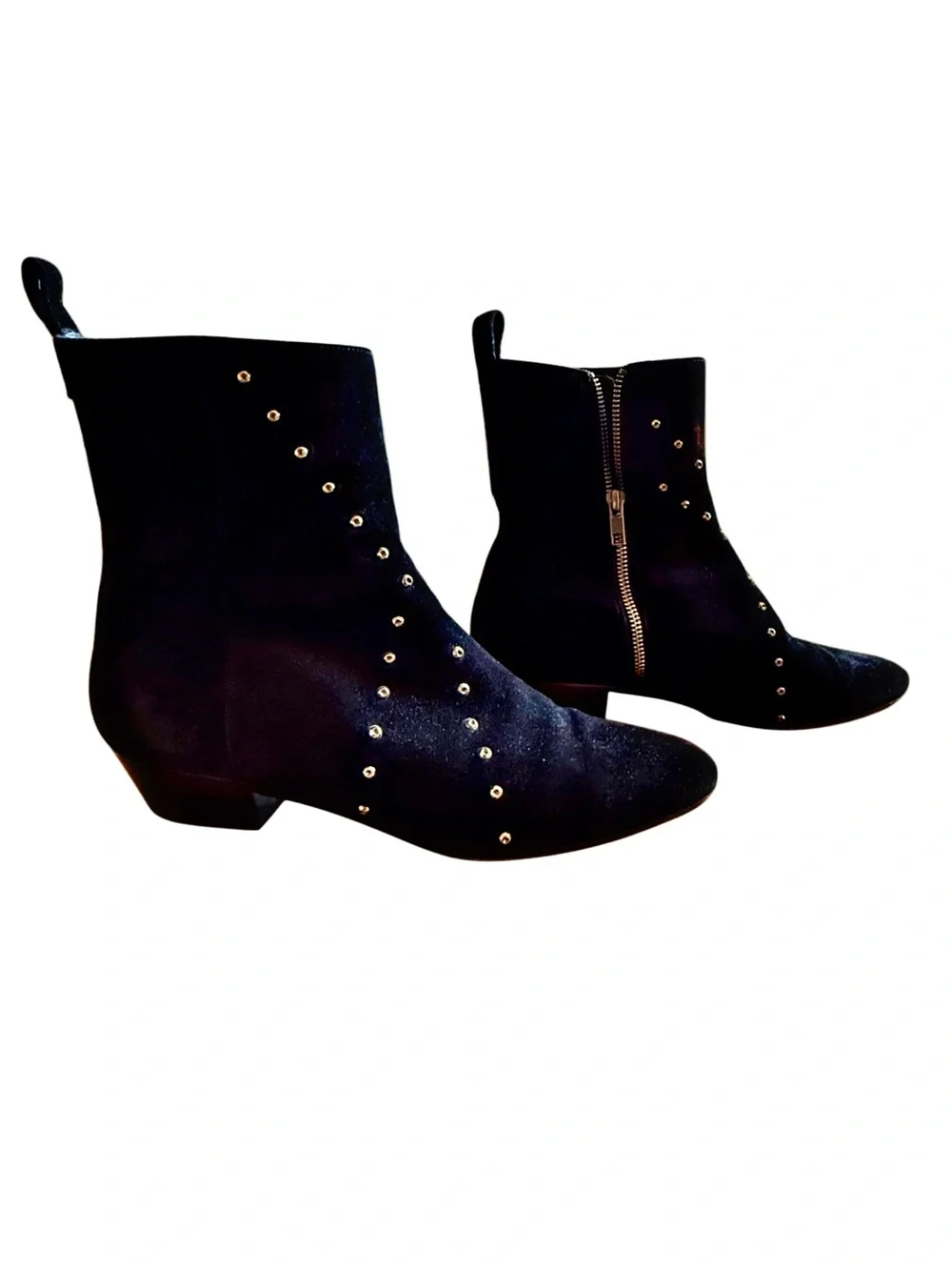 IRO Paris suede studded ankle boot, Size 41 (Best for US Size 9/9.5)